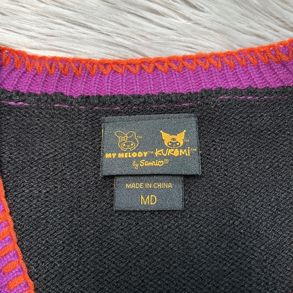Sanrio My Melody & Kuromi Halloween Sweater Vest Halloween Sanrio Hot Topic M - Picture 8 of 12